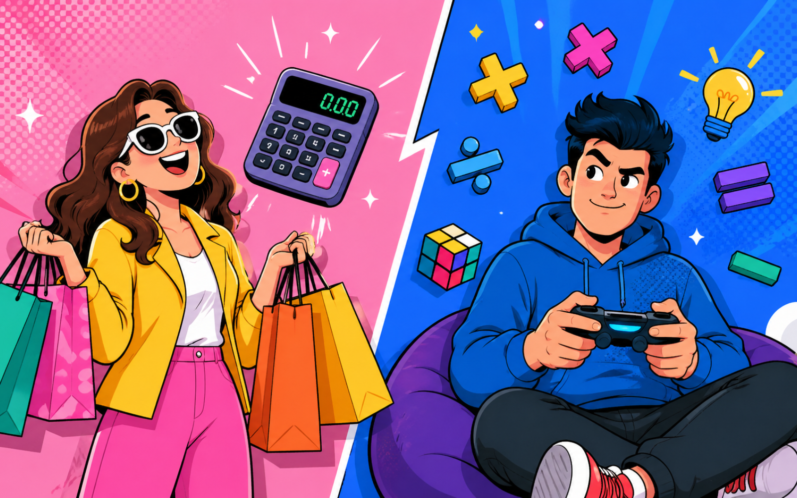 걸 매스 & 보이 매스 논리 테스트