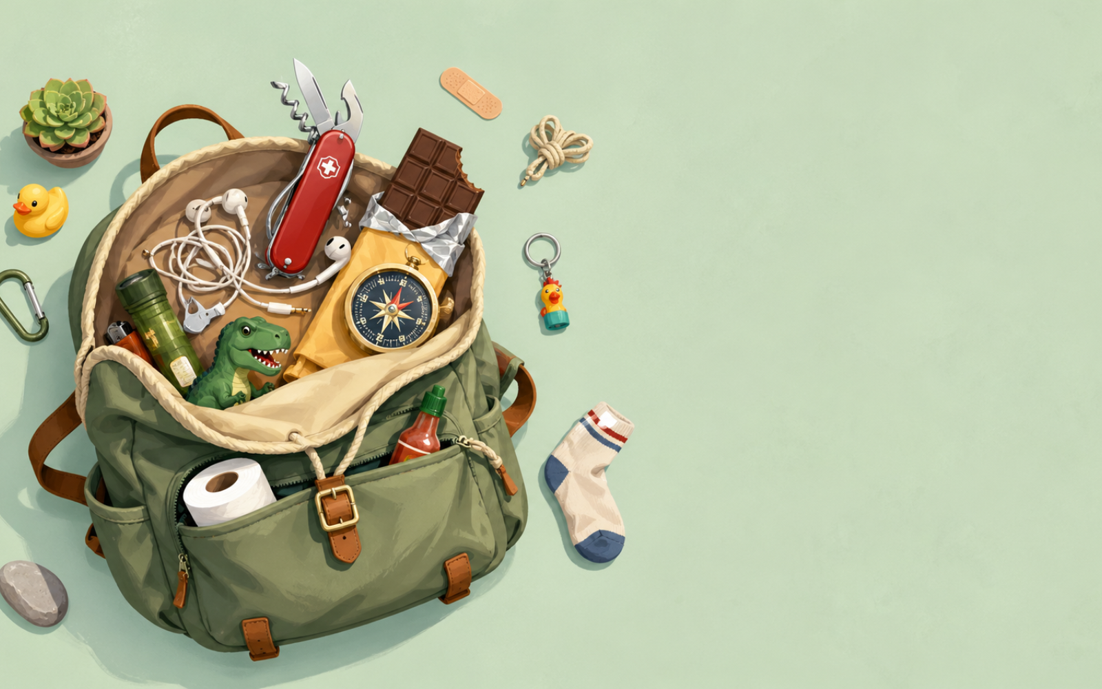 왓츠인마이백 (무인도 생존편)