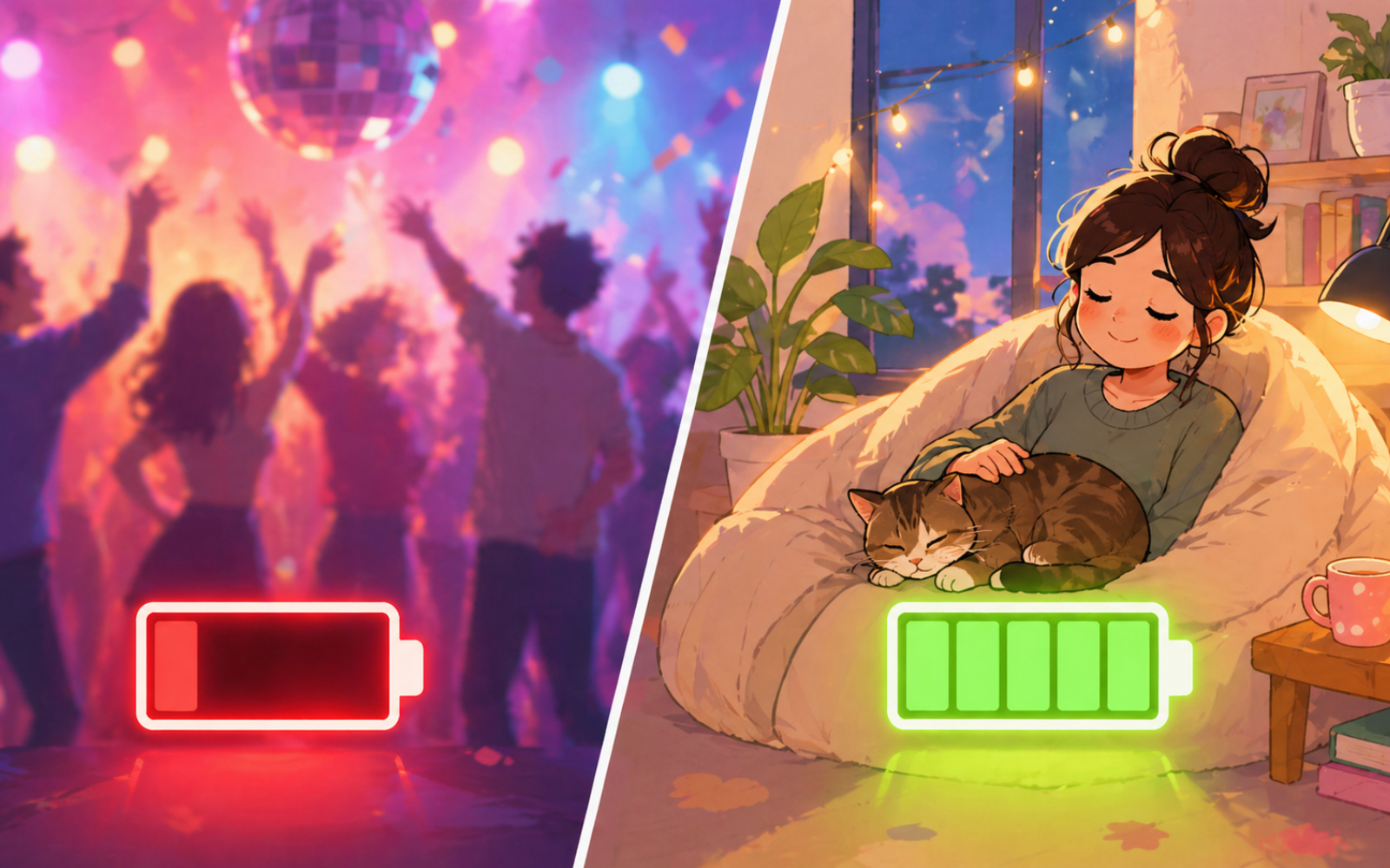 내향인 사회적 배터리 테스트